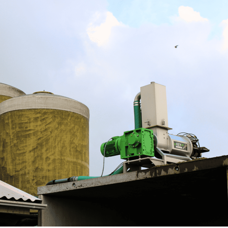 Mestscheider op bunker