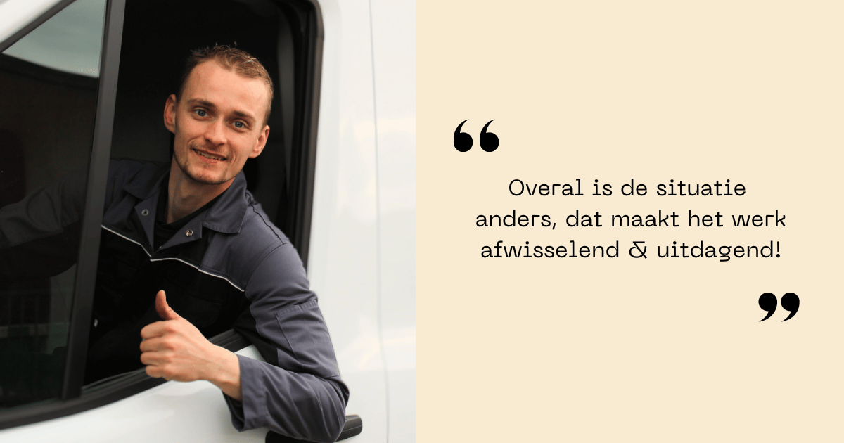 Vacature: servicemonteur