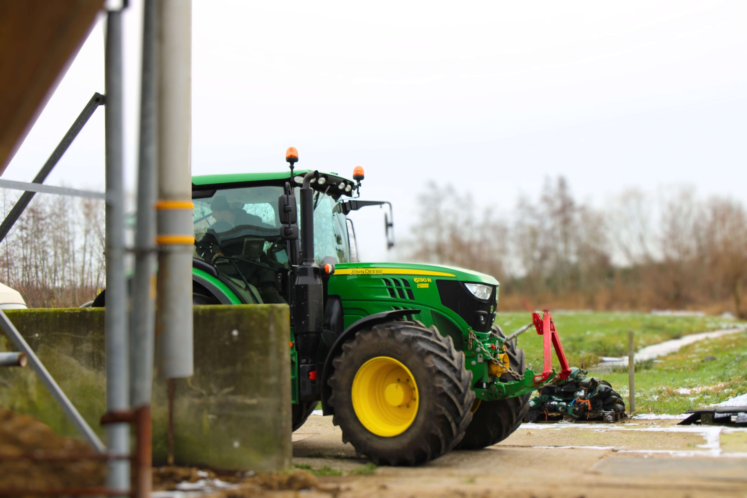 Van Dorp op zijn trekker bij de rantsoenbult