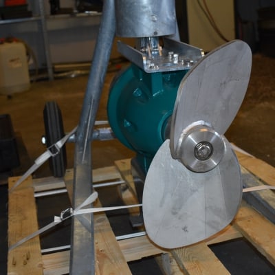 DuoPort, elektrische mestmixer, van Stallkamp