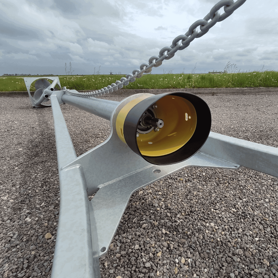 Trekkermixer van Van der Meer vanaf koppelpunt