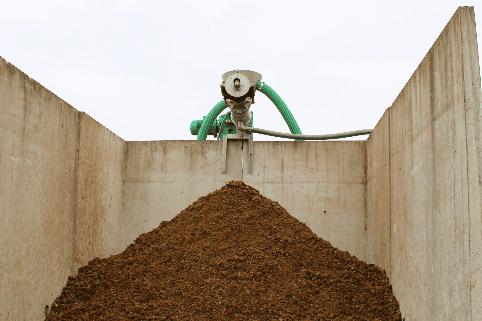 Keydollar mestscheider met voorraad dikke fractie