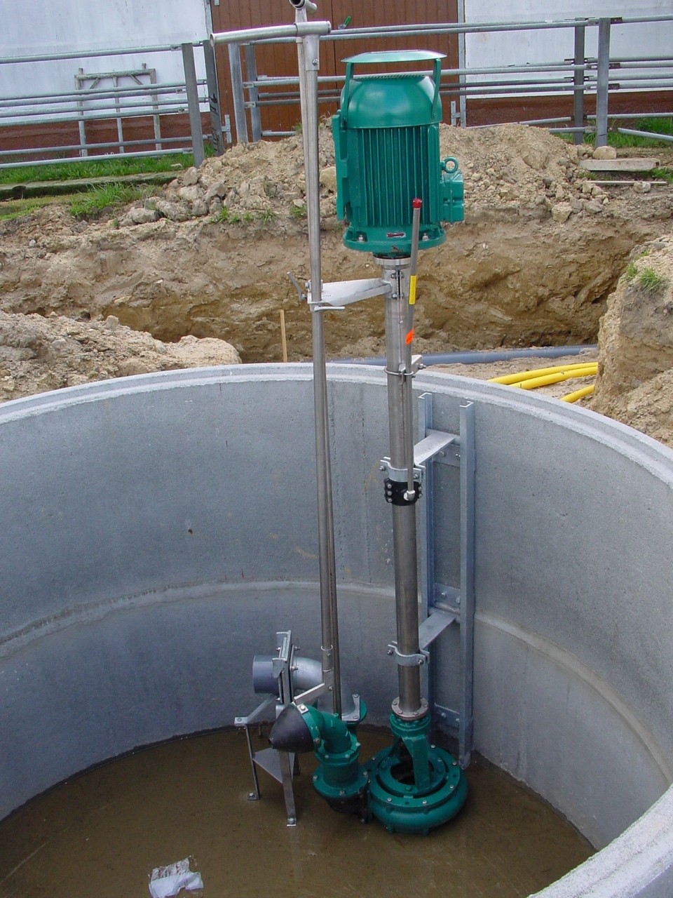 Stallkamp LKP | Centrifugaalpomp met lange as | Situatie in mestopslag