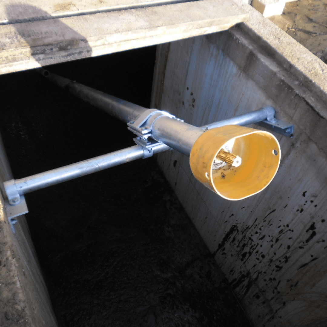 VDM trekkermixer | koppelstuk in putgat voor PTO-aandrijving via de tractor