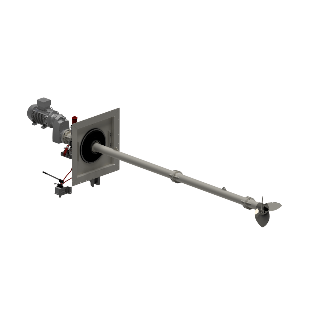 EYS DTK (serie) | elektrische mestmixers voor vergisters c.q. biogasinstallaties | productfoto