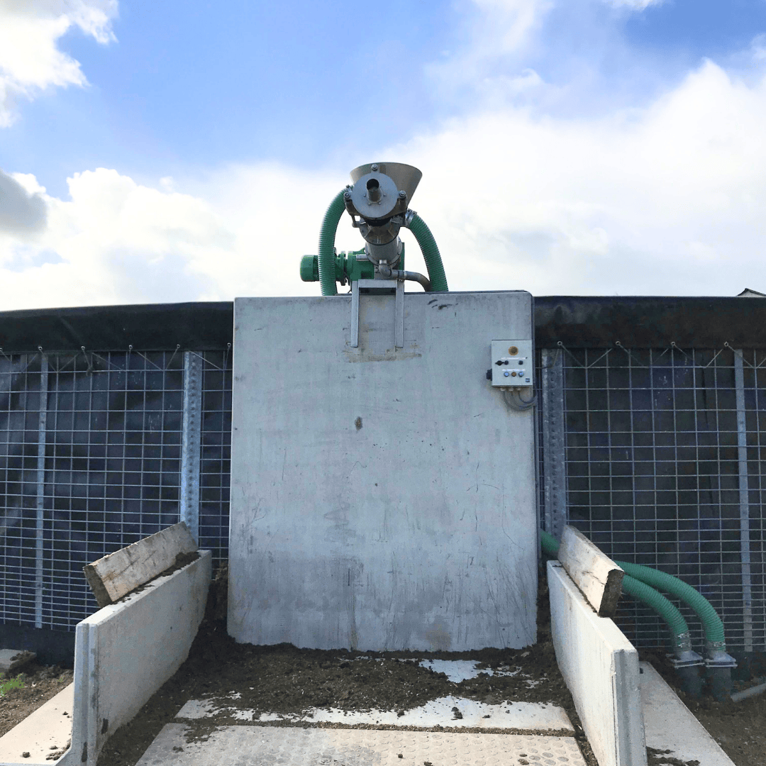 KD-S135M | Keydollar mestscheider | op keerwand voor silo