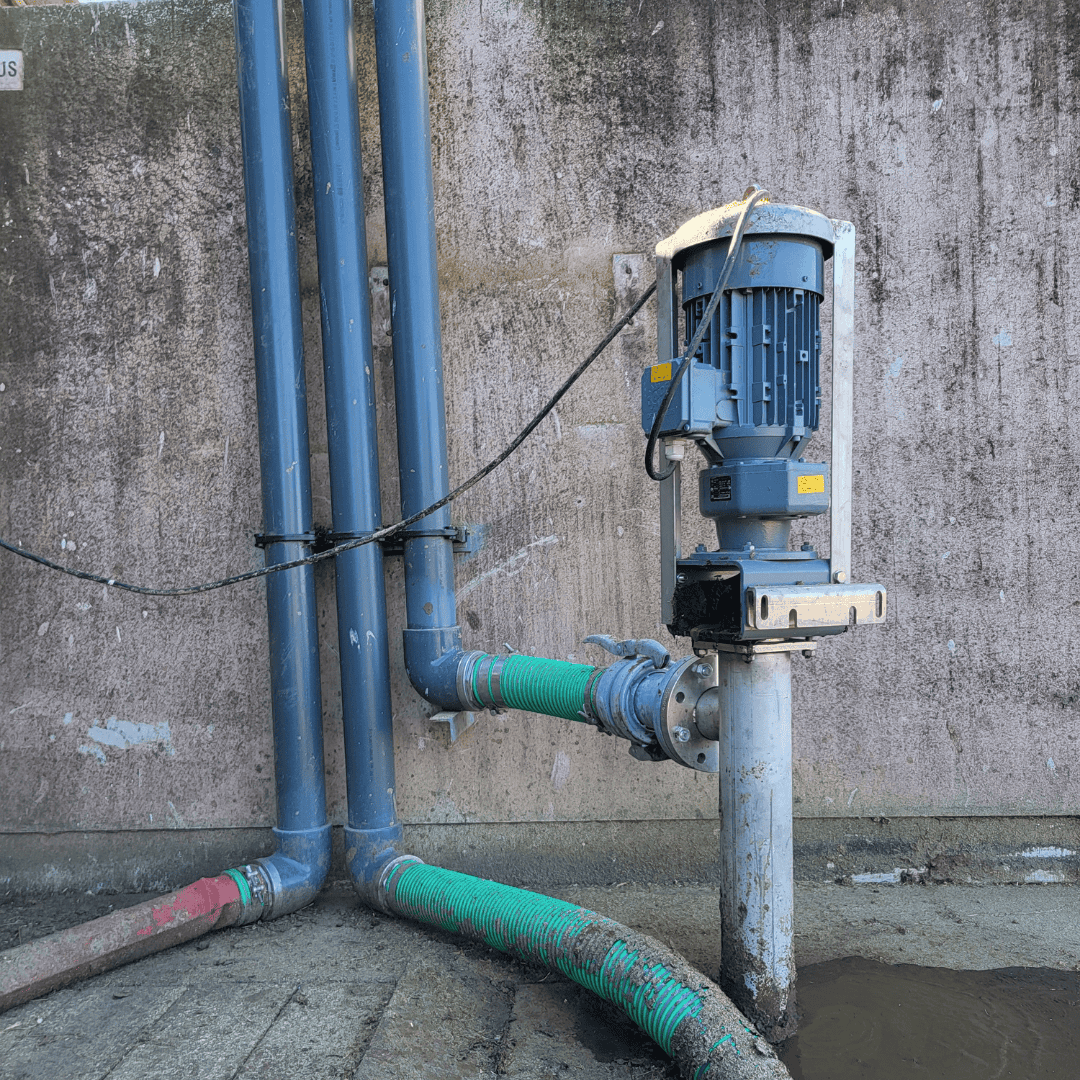 Kumatec wormpomp | gedompelde uitvoering | in combinatie met mestscheider