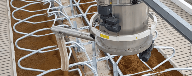 Instrooisystemen om automatisch ligboxen te vullen